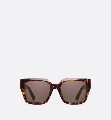 DiorSostellaire1 Tortoiseshell effect Square Sunglasses